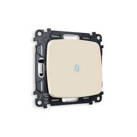 Комплект механизма 1-кл выключателя с подсветкой Ambrella Volt Omega MO322020