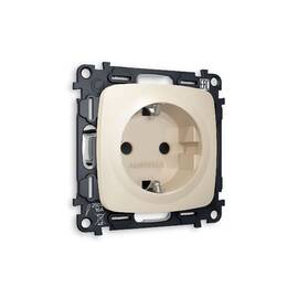 Комплект механизма розетки с/з со шторками Ambrella Volt Omega MO327010