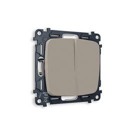 Комплект механизма 2-кл проходного выключателя Ambrella Volt Omega MO363020