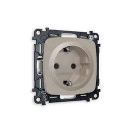 Комплект механизма розетки с/з со шторками Ambrella Volt Omega MO367010