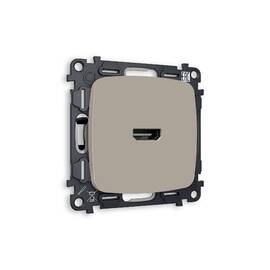 Комплект механизма розетки HDMI 2.0 40V/500MO 2.0GHz 5-18Gbit/s Ambrella Volt Omega MO374010