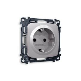 Комплект механизма розетки с/з на винтовых зажимах Ambrella Volt Omega MO506010