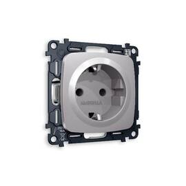 Комплект механизма розетки с/з cо шторками Ambrella Volt Omega MO507010