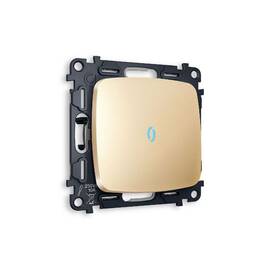 Комплект механизма 1-кл выключателя с подсветкой Ambrella Volt Omega MO602020