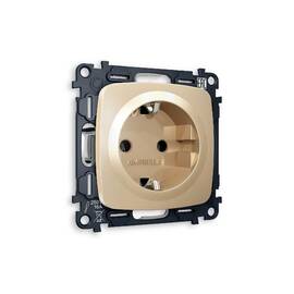 Комплект механизма розетки с/з на винтовых зажимах Ambrella Volt Omega MO606010