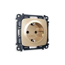 Комплект механизма розетки с/з со шторками Ambrella Volt Omega MO607010