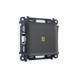 Комплект механизма 1-кл проходного выключателя с подсветкой Ambrella Volt Alfa MA902030