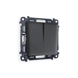 Комплект механизма 2-кл проходного выключателя Ambrella Volt Alfa MA903020