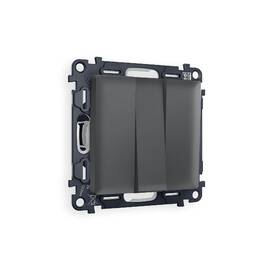 Комплект механизма 3-кл выключателя Ambrella Volt Alfa MA905010