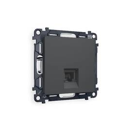 Комплект механизма компьютерной розетки RJ-45(8P8C) CAT6 со шторкой Ambrella Volt Alfa MA912010