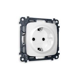 Комплект механизма розетки с/з на винтовых зажимах Ambrella Volt Omega MO126010