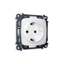 Комплект механизма розетки с/з со шторками Ambrella Volt Omega MO127010