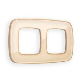 Рамка двухместная Ambrella Volt Coint OF640342