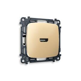 Комплект механизма розетки HDMI 2.0 40V/500mA 2.0GHz 5-18Gbit/s Ambrella Volt Omega MO614010