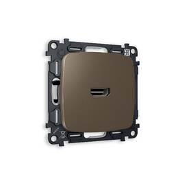 Комплект механизма розетки HDMI 2.0 40V/500mA 2.0GHz 5-18Gbit/s Ambrella Volt Omega MO644010