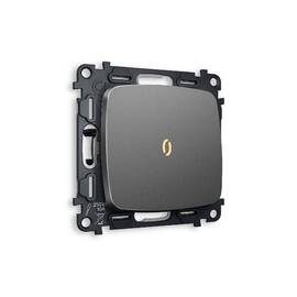 Комплект механизма 1-кл проходного выключателя с подсветкой Ambrella Volt Omega MO652030