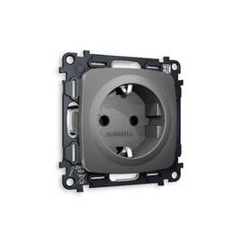 Комплект механизма розетки с/з на винтовых зажимах Ambrella Volt Omega MO656010