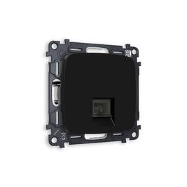 Комплект механизма телефонной розетки RJ-11(4P4C) со шторкой Ambrella Volt Omega MO812030