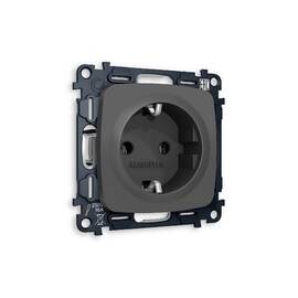 Комплект механизма розетки с/з на винтовых зажимах Ambrella Volt Omega MO906010