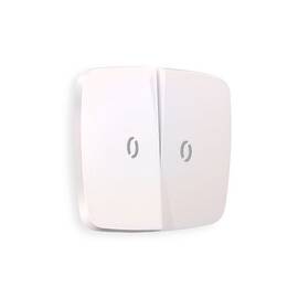 Лицевая панель для выключателя двухклавишного с подсветкой Ambrella Volt Omega OP2040