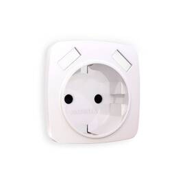 Лицевая панель для розетки с/з со шторками 2USB A+A Ambrella Volt Omega OP2090