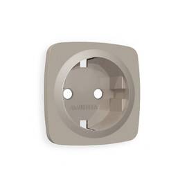 Лицевая панель для розетки с/з Ambrella Volt Omega OP3660