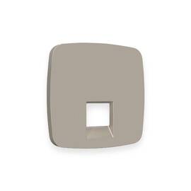 Лицевая панель для компьютерной/телефонной розетки RJ-45/RJ-11 Ambrella Volt Omega OP3720