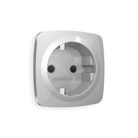 Лицевая панель для розетки с/з со шторками Ambrella Volt Omega OP4070