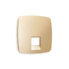 Лицевая панель для компьютерной/телефонной розетки RJ-45/RJ-11 Ambrella Volt Omega OP6120