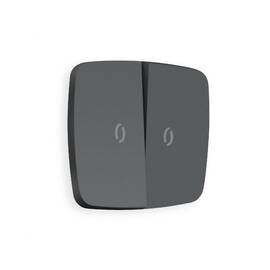 Лицевая панель для выключателя двухклавишного с подсветкой Ambrella Volt Omega OP9040