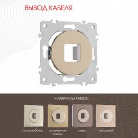 Вывод кабеля Arte Milano 202.49-1.shampan