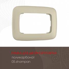 Рамка для двойной розетки Arte Milano 505.05-double.shampan