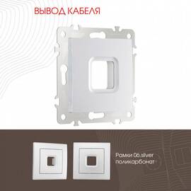 Вывод кабеля Arte Milano 206.49-1.silver