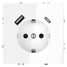 Розетка с USB, A+C Voltum S70 VLS040501