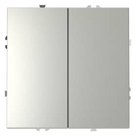 Выключатель двухклавишный Voltum S70 VLS020105