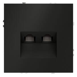 Розетка компьютерная двойная Voltum S70 VLS060208