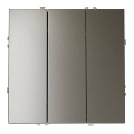 Выключатель трехклавишный Voltum S70 VLS030104