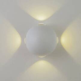 Уличный настенный светильник AM Group AM303-4X3 W WH 4000K