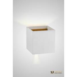 Настенный светильник AM Group AM113-2X5W WH+GL