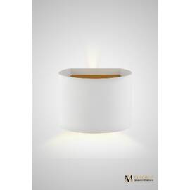 Настенный светильник AM Group AM116-2X3W WH+GL