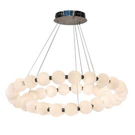 Подвесная люстра AM Group PEARL-D800+600 CH