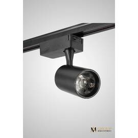Трековый однофазный светильник AM Group AM227-10W BK 4000K