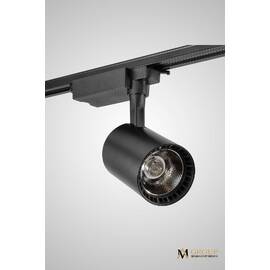 Трековый однофазный светильник AM Group AM182-BK 4000K
