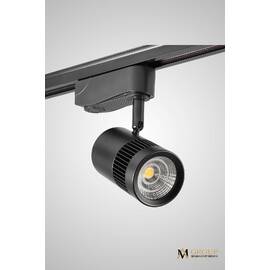 Трековый однофазный светильник AM Group AM231-10W BK 3000K