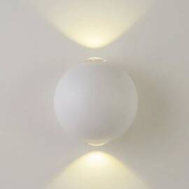 Уличный настенный светильник AM Group AM304-2X3 W WH 4000K