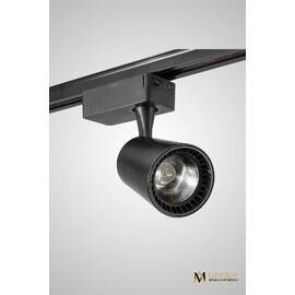 Трековый однофазный светильник AM Group AM228-10W BK 3000K