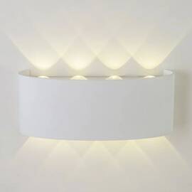 Уличный настенный светильник AM Group AM307-8X1 W WH 4000K