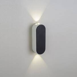 Уличный настенный светильник AM Group AM308-2X3 W WH+BK 4000K