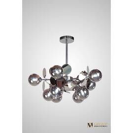 Люстра на штанге AM Group AM396 SP10 CHROM