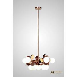 Люстра на штанге AM Group AM393 SP10 GOLD